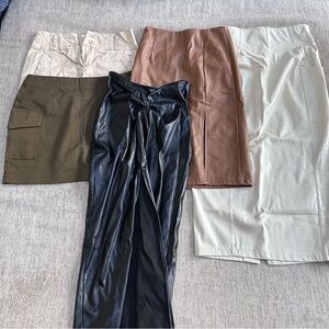 Bundle of 5 skirts best fit for size small US 4-6